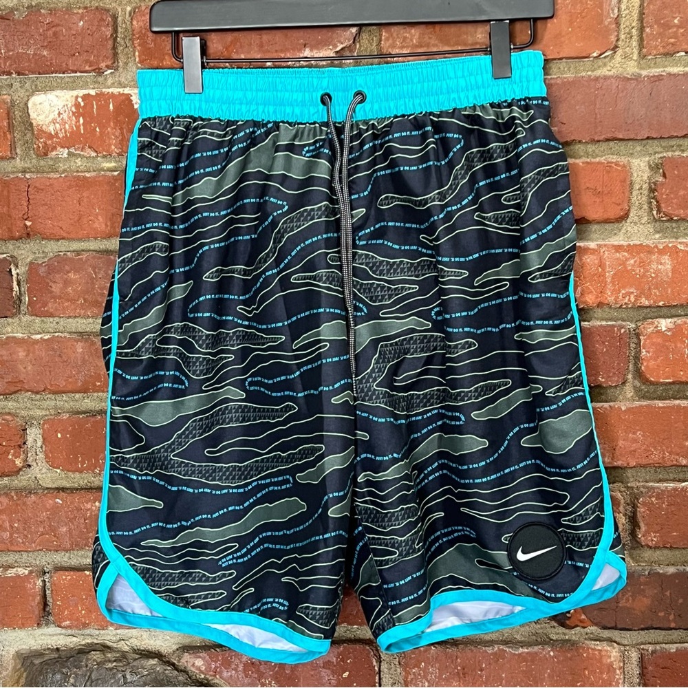 Nike men's swimming trunks shorts size large‎ JDI camo diverge 9" volley short